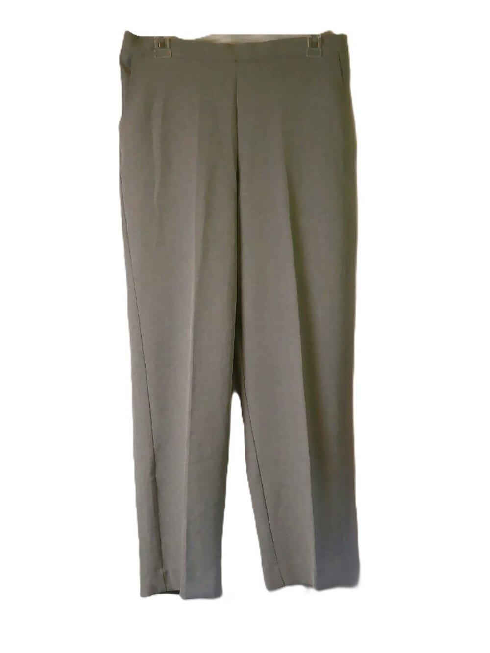 Alfred Dunner Women's Gray Elastic Waist Pull-On Dress Pants Slacks Size 8